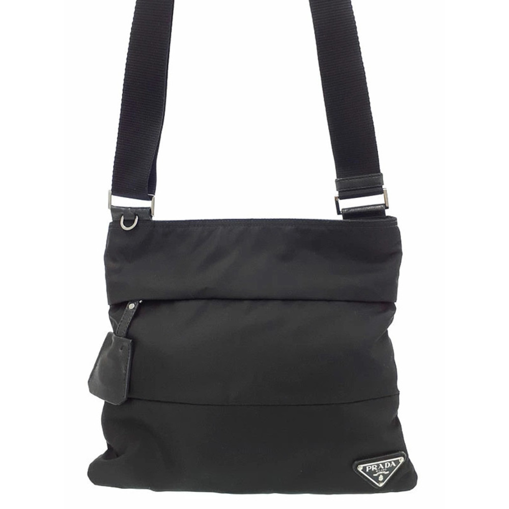 Prada Tessuto shoulder Crossbody bag Black
